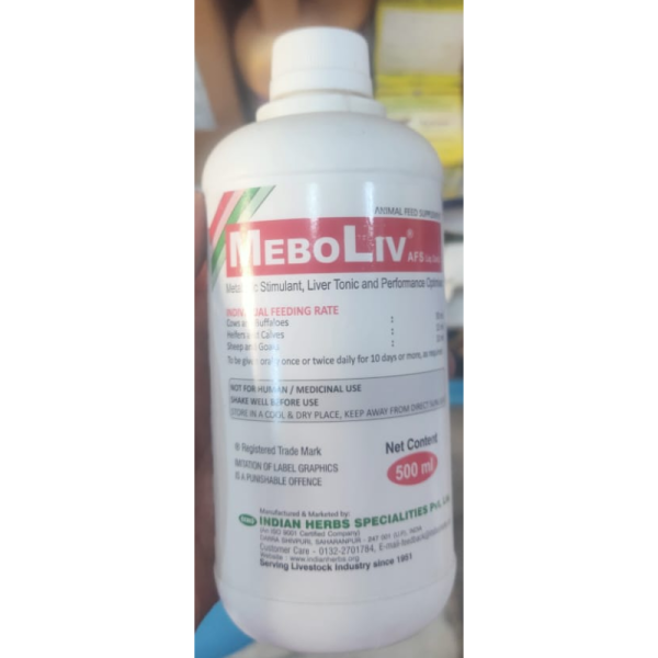 Meboliv Animal Feed Supplement - Indian Herbs Specialities Pvt. Ltd.