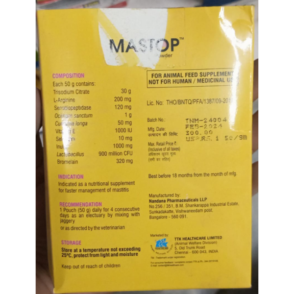 Mastop Powder - TTK Healthcare Limited