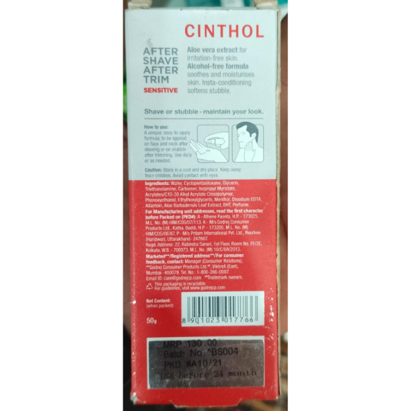 After Shave After Trim Balm - Cinthol