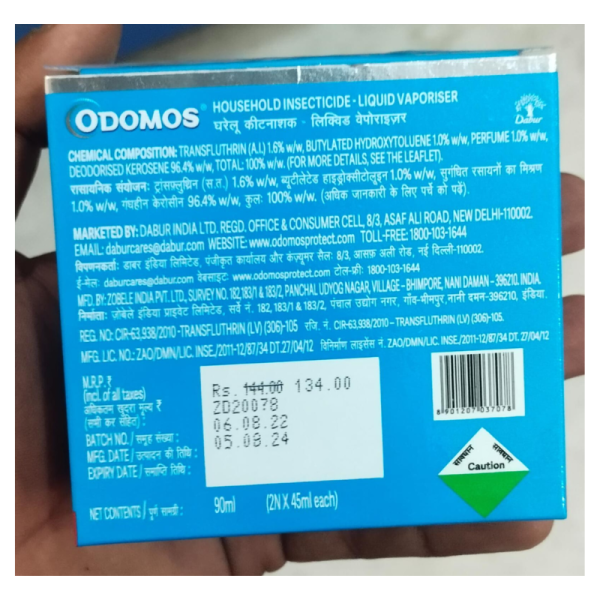 Mosquito Repellent Refill - Dabur Odomos