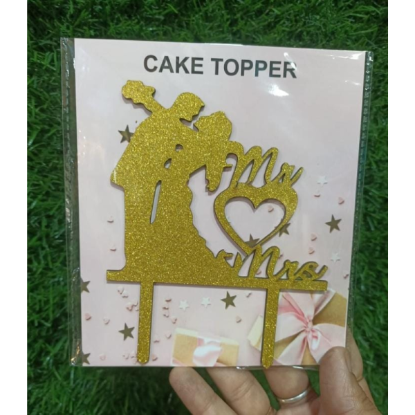 MDF Engaged Cake Topper - Generic