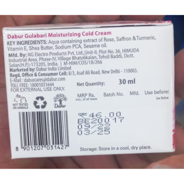 Cold Cream - Dabur Gulabri