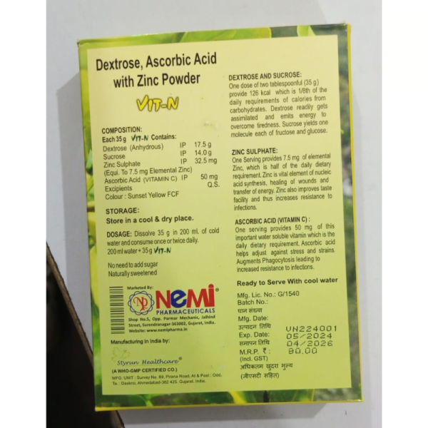 Vit - N Powder - Nemi Pharmaceuticals