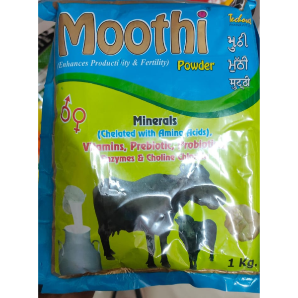 Moothi Enhances Productivity and Fertility Powder - Techovet Pharma Ptd Ltd