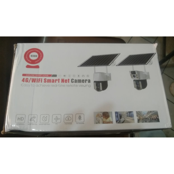 CCTV Camera With Solar Panel - V380