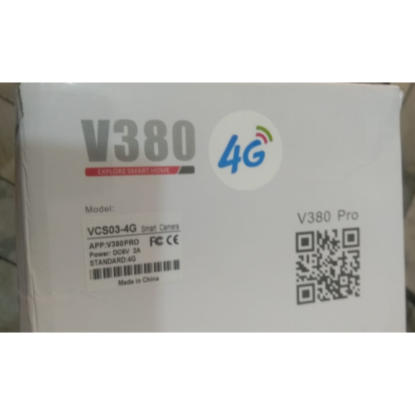 CCTV Camera With Solar Panel - V380