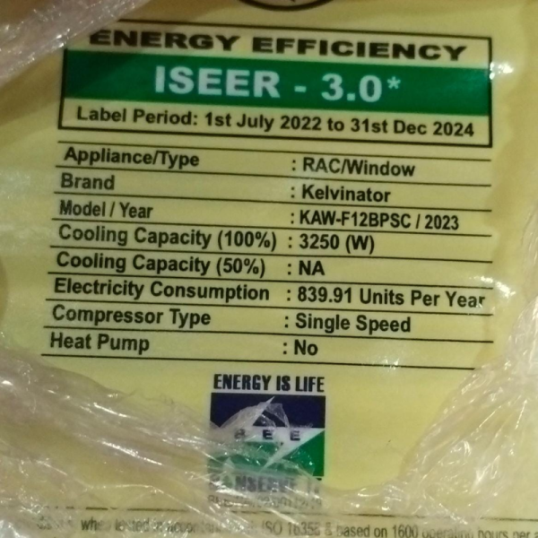 Window Air Conditioner - Kelvinator