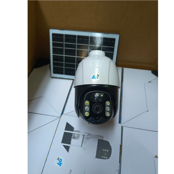 CCTV Camera With Solar Panel - Generic