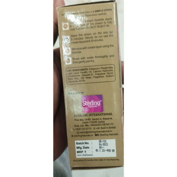 Hair Removal Cream - Sterling Naturals