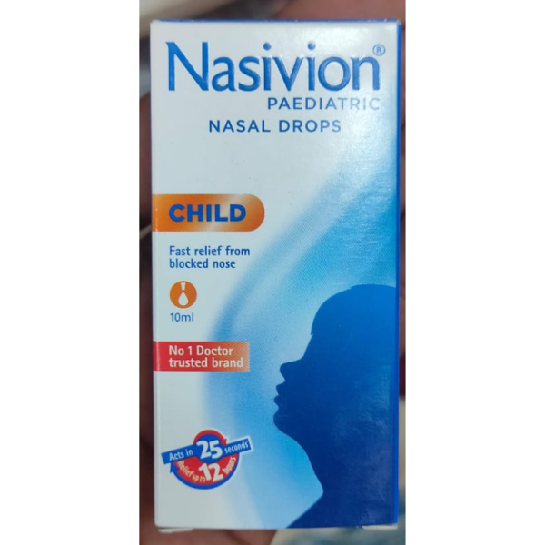 Nasivion Paediatric 0.025% Nasal Drops - Protector & Gamble Health