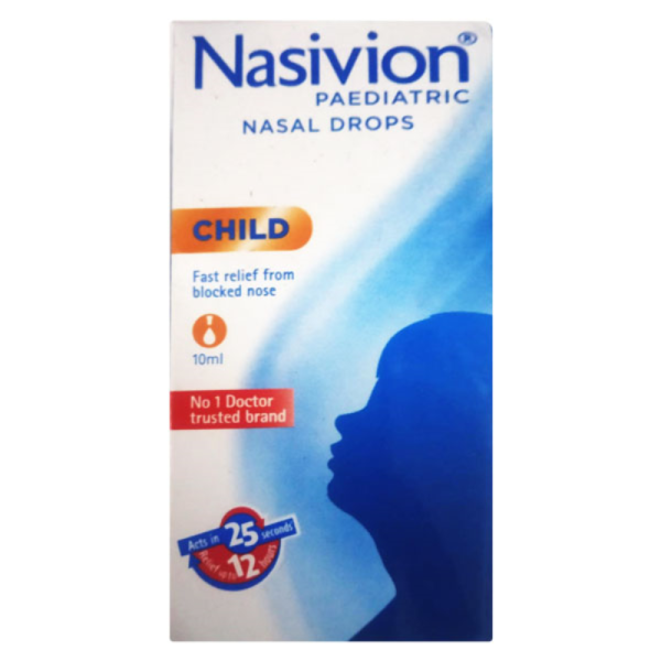 Nasivion Paediatric 0.025% Nasal Drops-Image