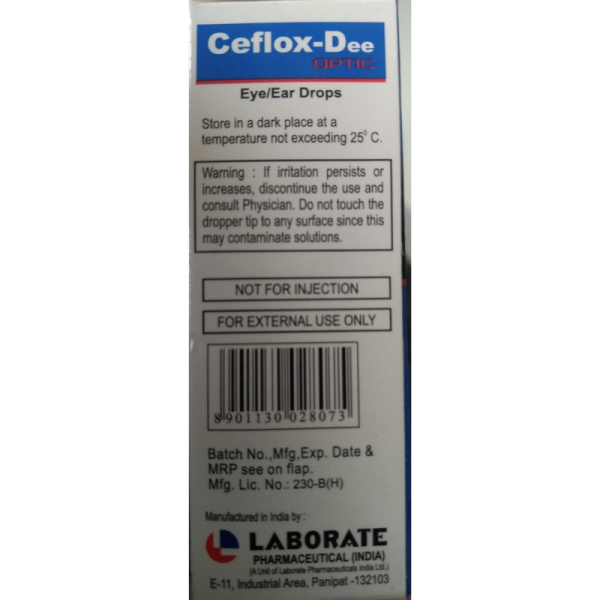 Ceflox-Dee Optic Drops - Laborate Pharmaceuticals India Ltd.