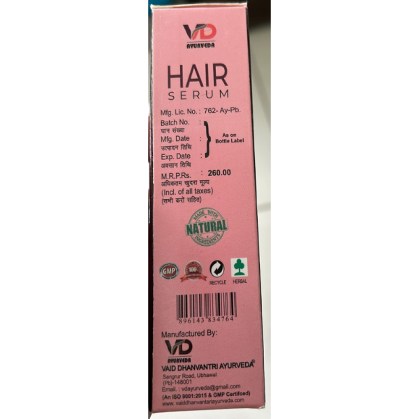 Hair Serum - Vaid Dhanvantari