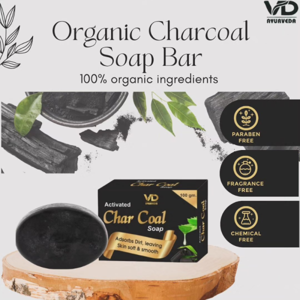 Charcoal Soap - Vaid Dhanvantari