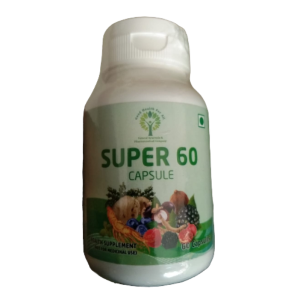Super 60 Capsule - Natural Ayurveda & Pharmaceutical Company