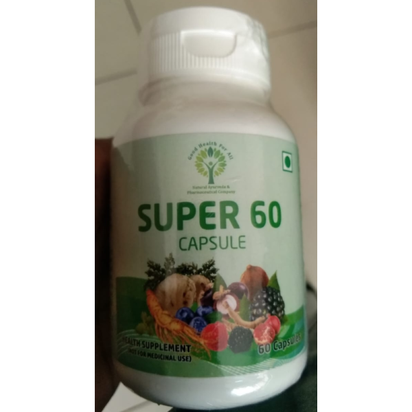 Super 60 Capsule - Natural Ayurveda & Pharmaceutical Company