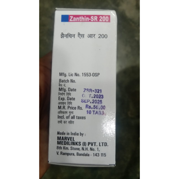 Zanthin-SR 200 - Marvel Medilinks