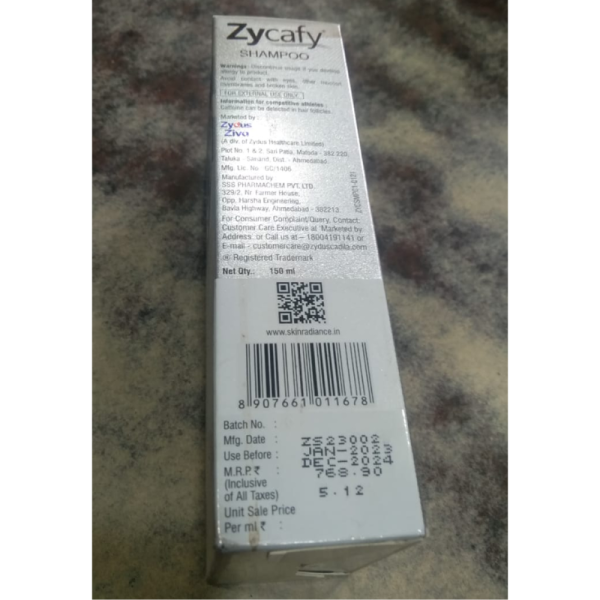 Zycafy Shampoo - Zydus Ziva