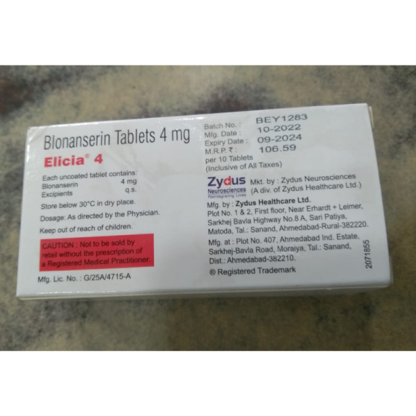 Elicia 4 Tablet - Zydus Neuroscience