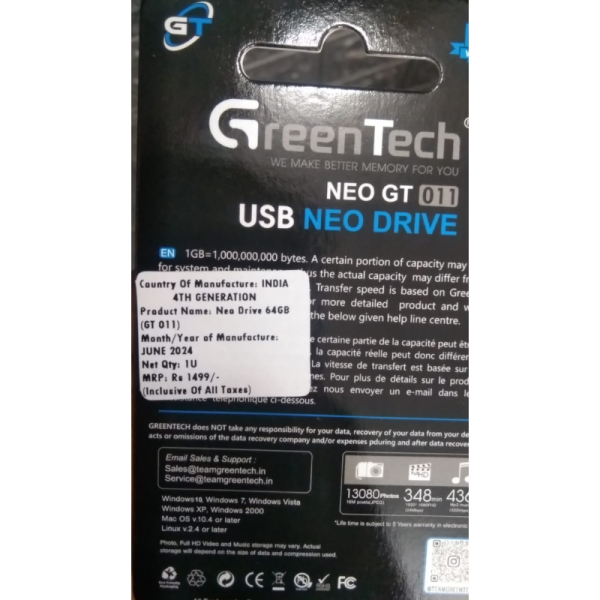 Pen Drive - Green Tech