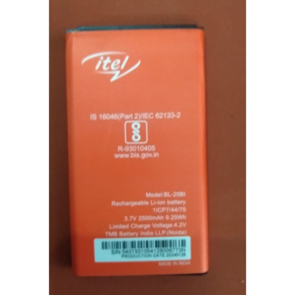 Mobile Phone Battery - itel