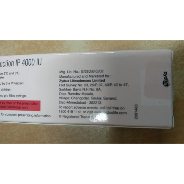 Renocrit 4000 - Zydus Lifesciences