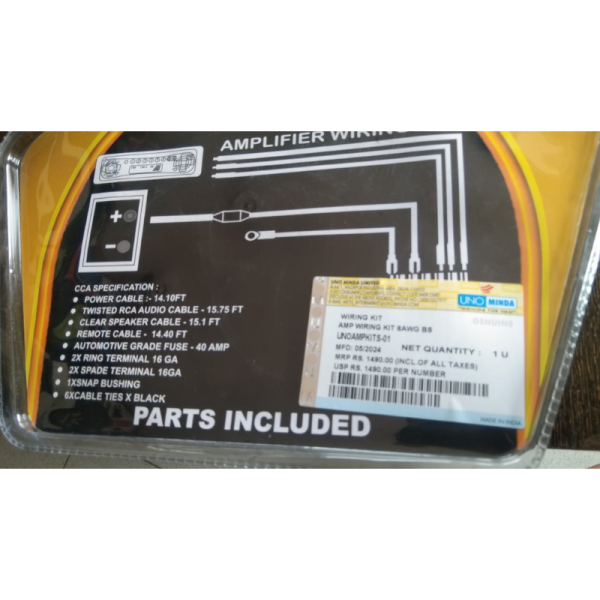Amplifier Wiring Kit - Uno Minda