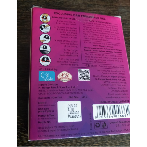 Car Air Freshner - Lia