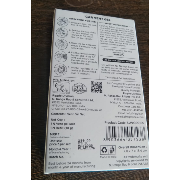 Car Air Freshner - Lia