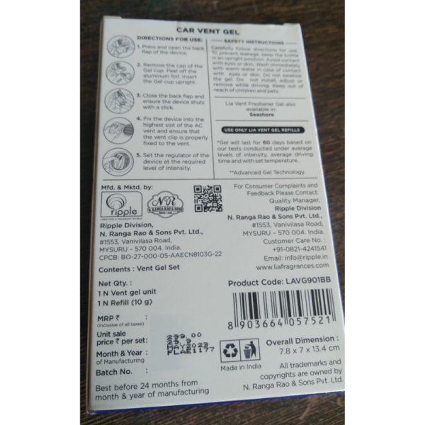Car Air Freshner - Lia