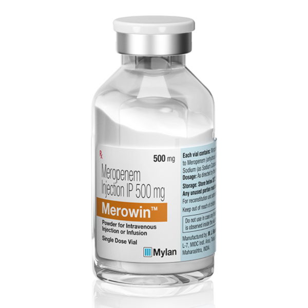 Merowin 500 mg - Mylan Pharmaceuticals Pvt Ltd