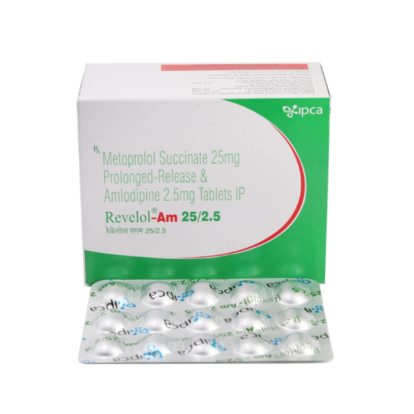 Revelol AM 25/2.5 mg - Ipca Laboratories Ltd