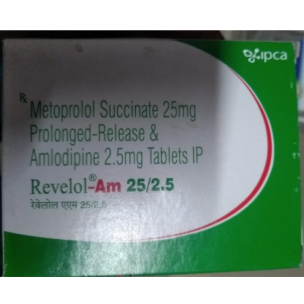 Revelol AM 25/2.5 mg - Ipca Laboratories Ltd