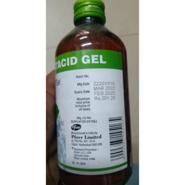 Mucaine Gel Mint Sugar Free - Pfizer Limited
