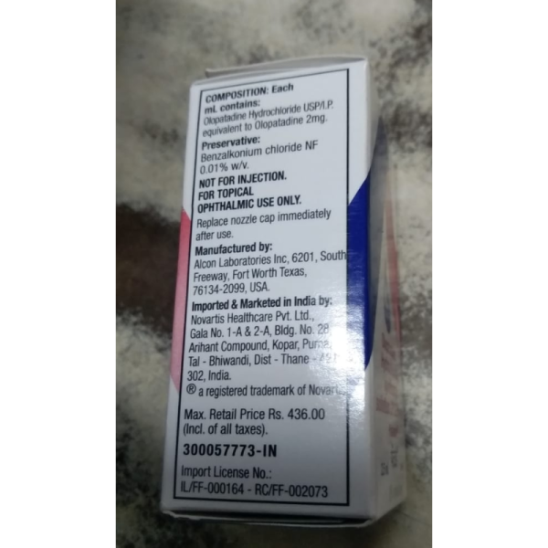 Pataday Eye Drops - Novartis Healthcare Pvt. ltd