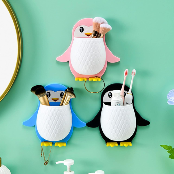 Penguin Wall Mounted Storage Holder - Generic