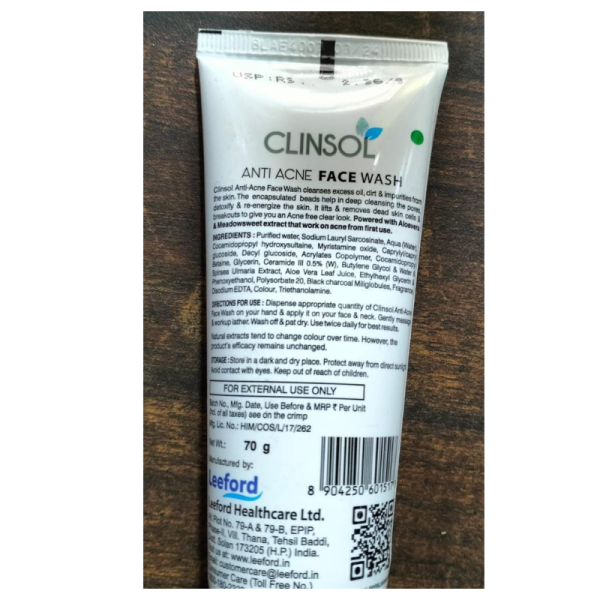 Clinsol Facewash - Leeford