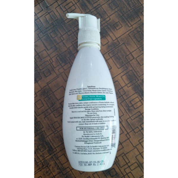 Venusia Moisturizing Lotion - Dr. Reddy's
