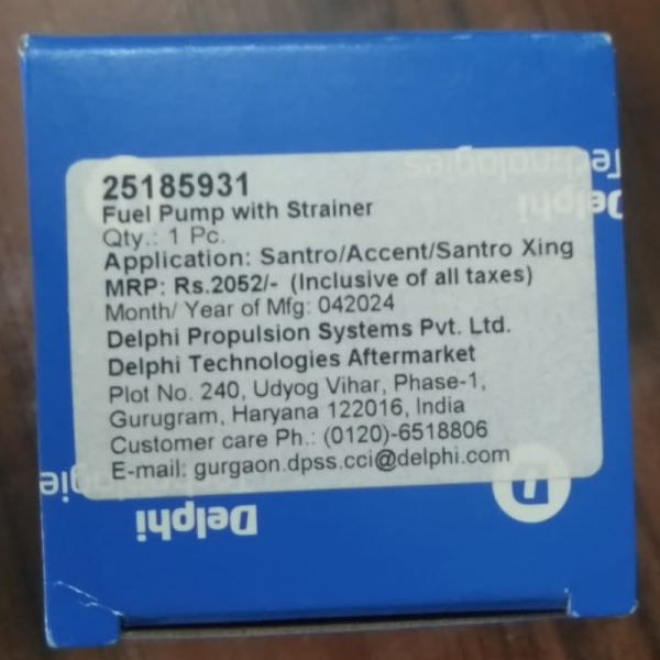Fuel Pump With Strainer - Delphi Technologies