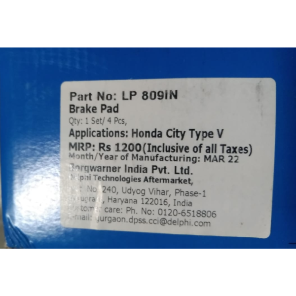 Brake Pad - Delphi Technologies
