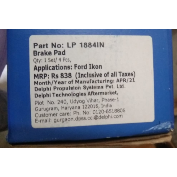 Brake Pad - Delphi Technologies