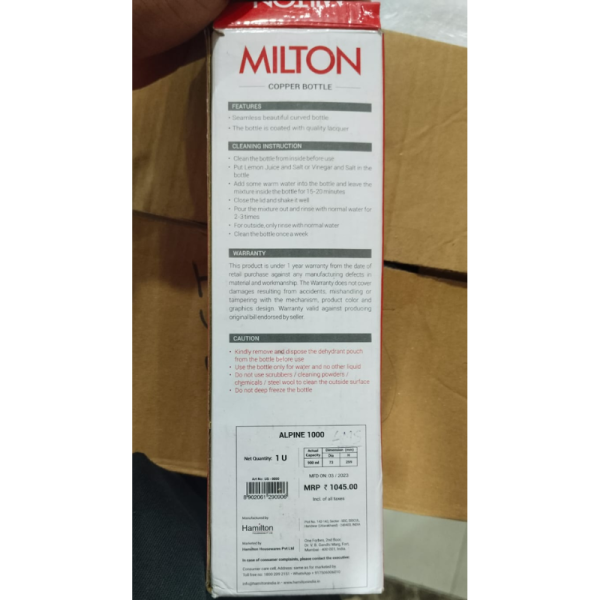 Bottle - Milton