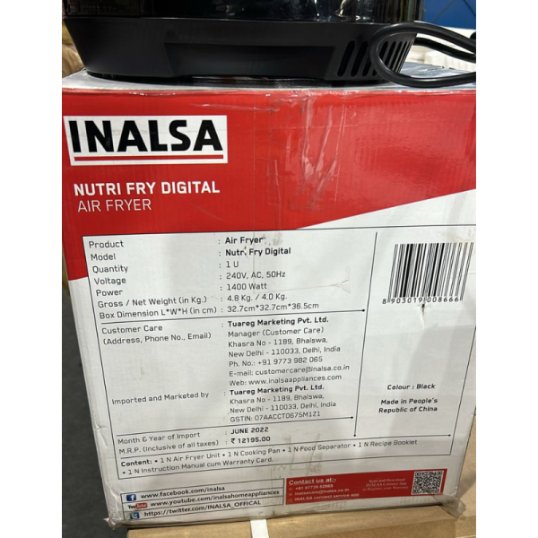 Air Fryer - Inalsa