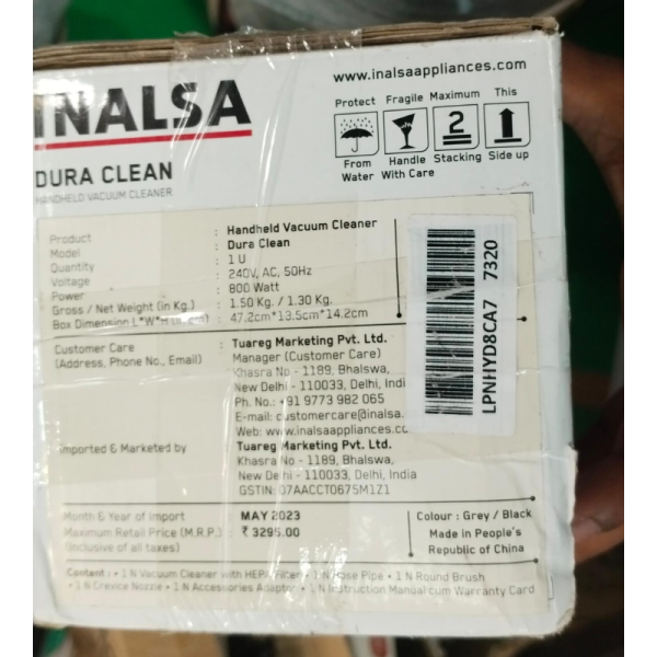 Vacuum Cleaner - Inalsa