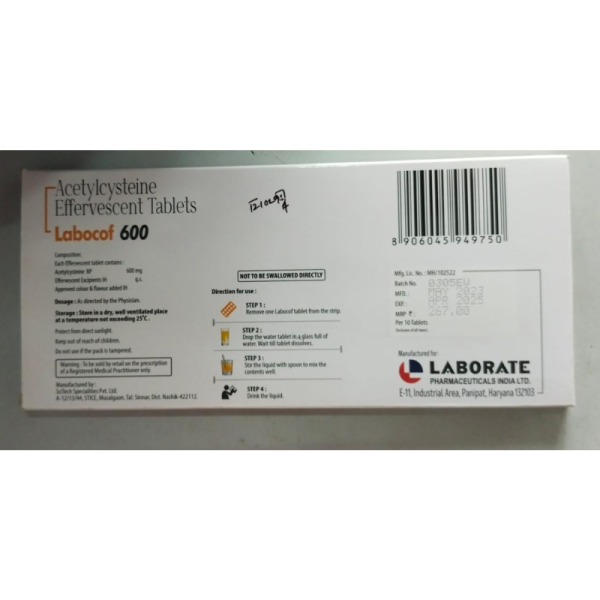 Labocof 600 - Laborate Pharmaceuticals India Ltd.