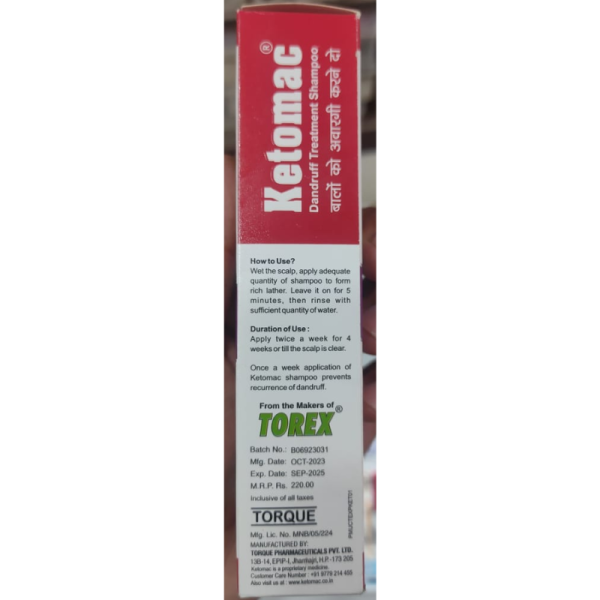 Ketomac Shampoo - Torque Pharmaceuticals