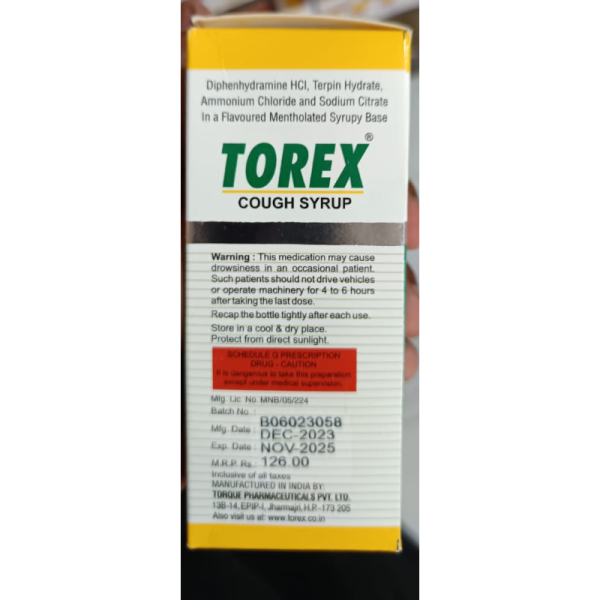 Torex Cough Syrup - Torque