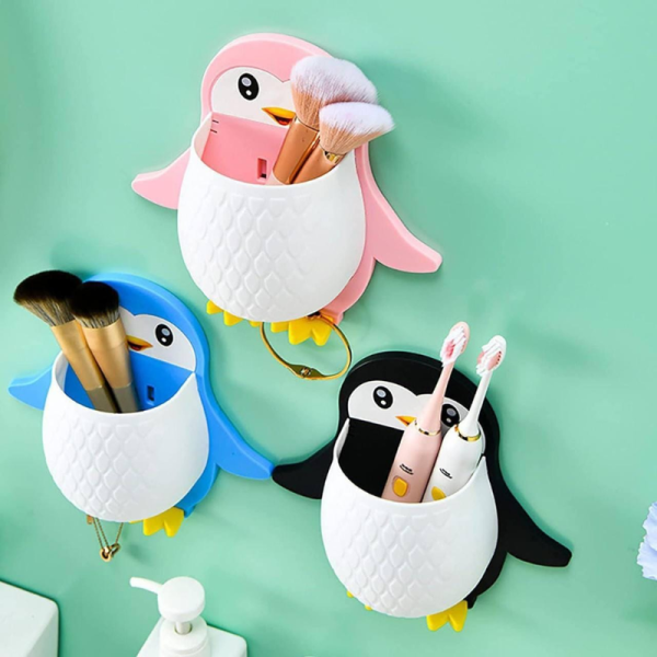 Penguin Wall Mounted Storage Holder - Generic