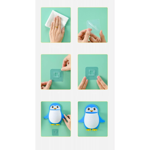 Penguin Wall Mounted Storage Holder - Generic