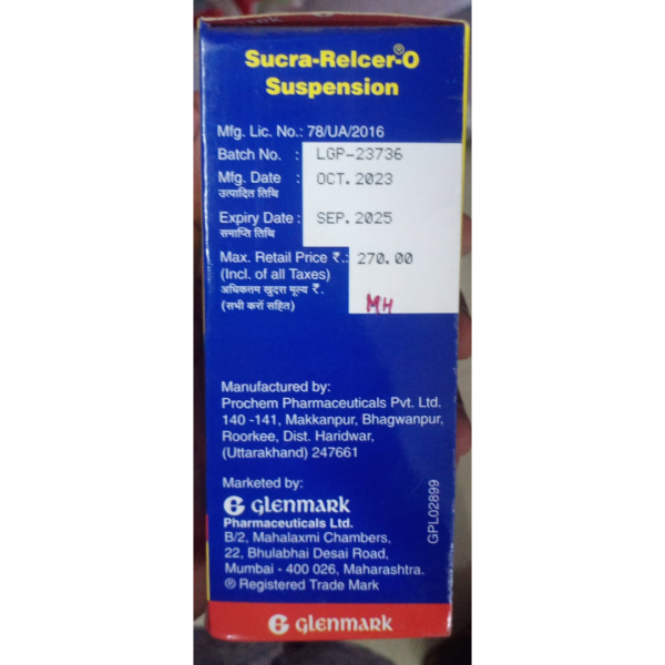 Sucra-Relcer-O - Glenmark Pharmaceuticals Ltd